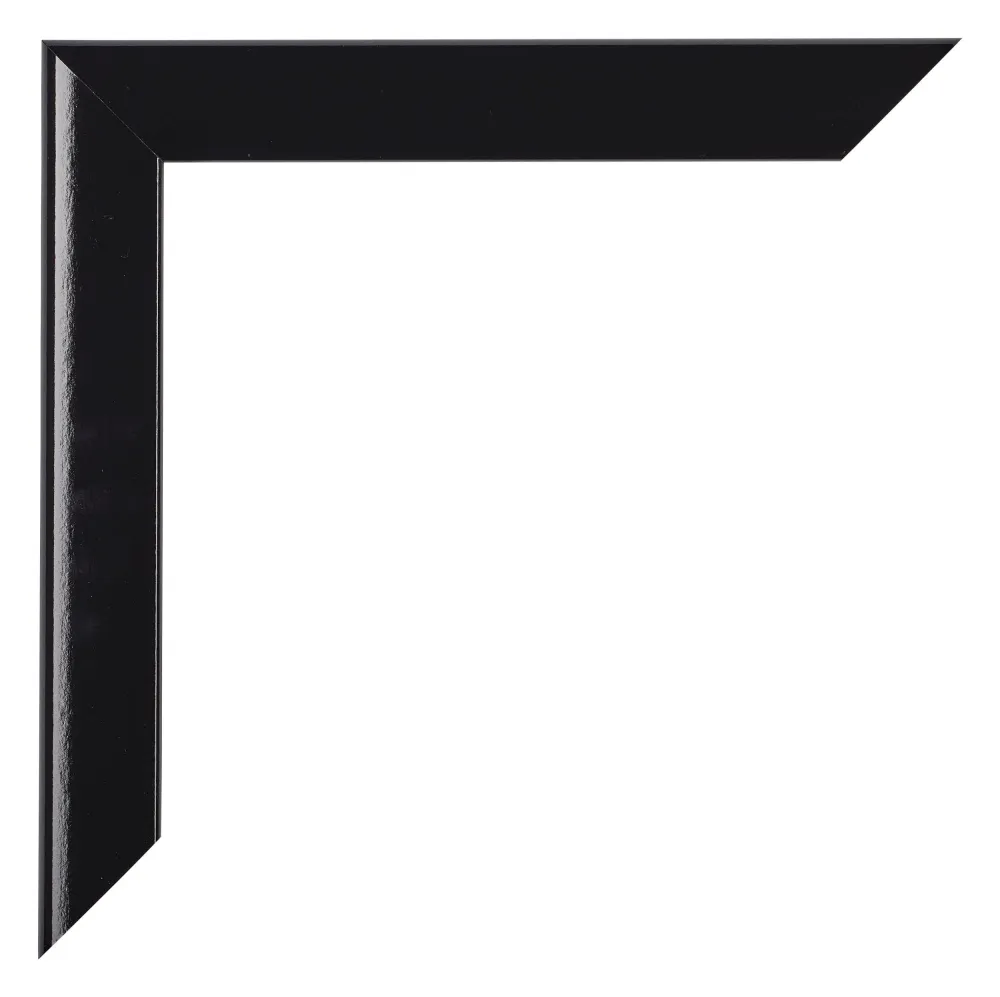 Bilderrahmen 61x91,5 cm - Schwarz Hochglanz - MDF - Como