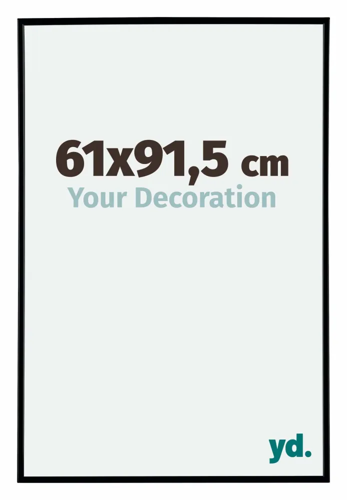 Bilderrahmen 61x91,5 cm - Schwarz Matt - Kunststoff - Evry