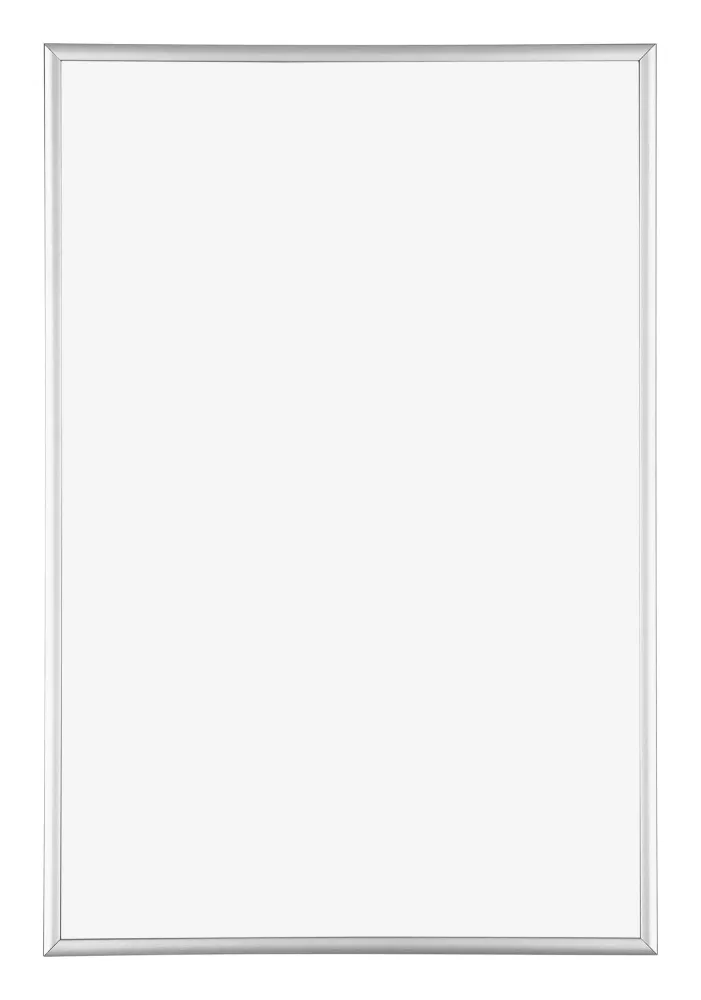 Bilderrahmen 61x91,5 cm - Silber Hochglanz - Aluminium - Kent