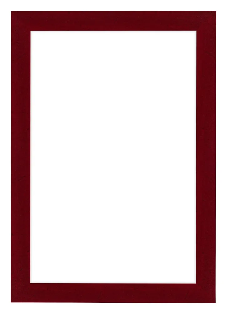 Bilderrahmen 61x91,5 cm - Weinrot Gewischt - MDF - Como