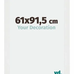 Bilderrahmen 61x91,5 cm - Weiss Hochglanz - MDF - Mura