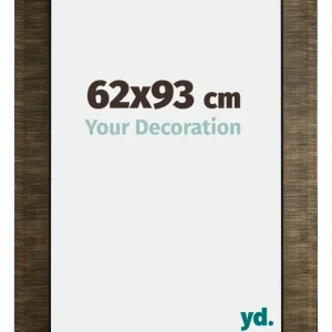 Bilderrahmen 62x93 cm - Champagner Gebürstet - Holz - Leeds
