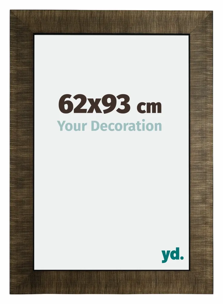Bilderrahmen 62x93 cm - Champagner Gebürstet - Holz - Leeds