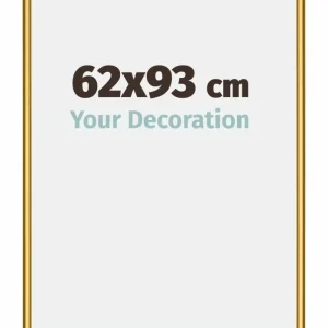 Bilderrahmen 62x93 cm - Goldglanz - Aluminium - New York