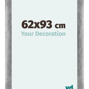 Bilderrahmen 62x93 cm - Grau Gewischt - MDF - Mura