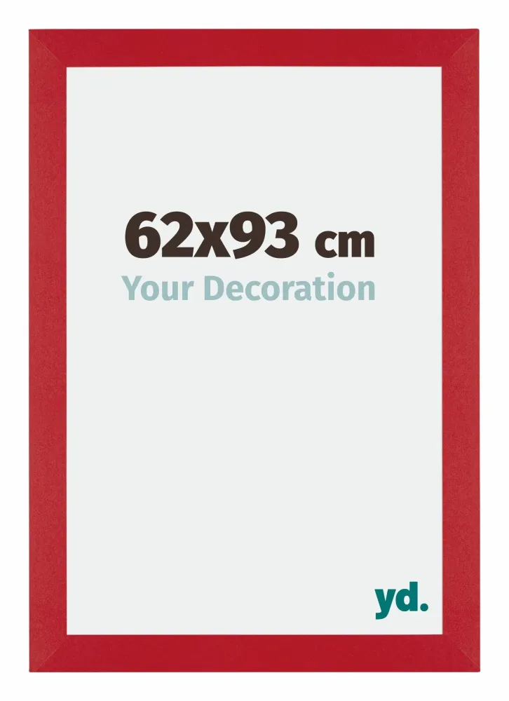 Bilderrahmen 62x93 cm - Rot - MDF - Mura