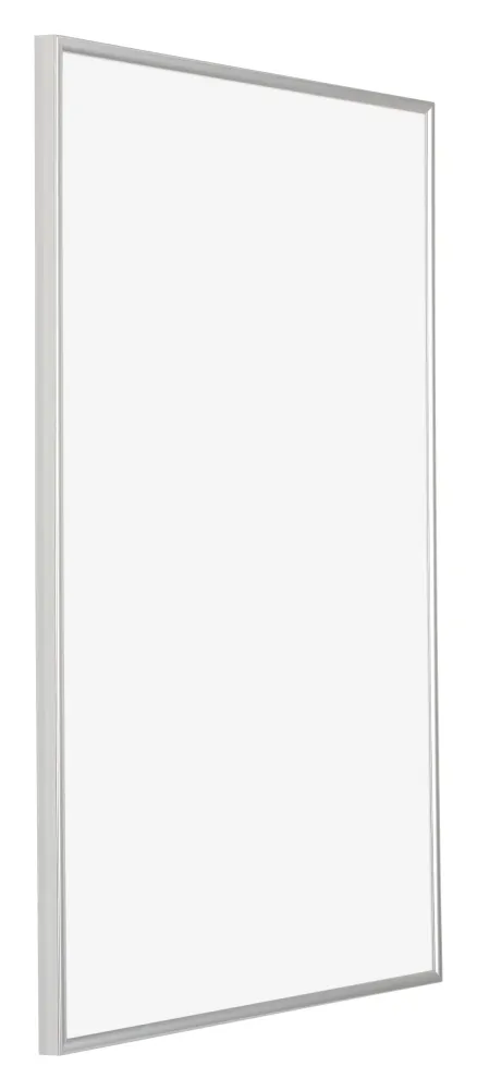 Bilderrahmen 62x93 cm - Silber Hochglanz - Kunststoff - Evry