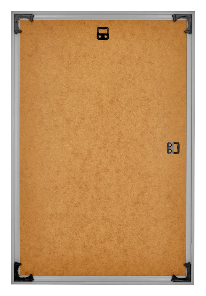 Bilderrahmen 62x93 cm - Silber Hochglanz - Kunststoff - Evry