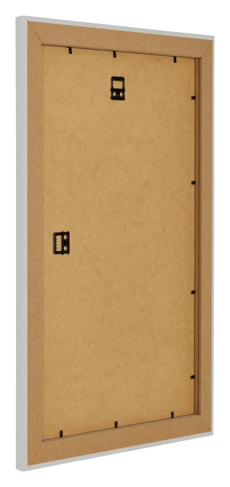 Bilderrahmen 62x93 cm - Weiß Gemasert - MDF - Como