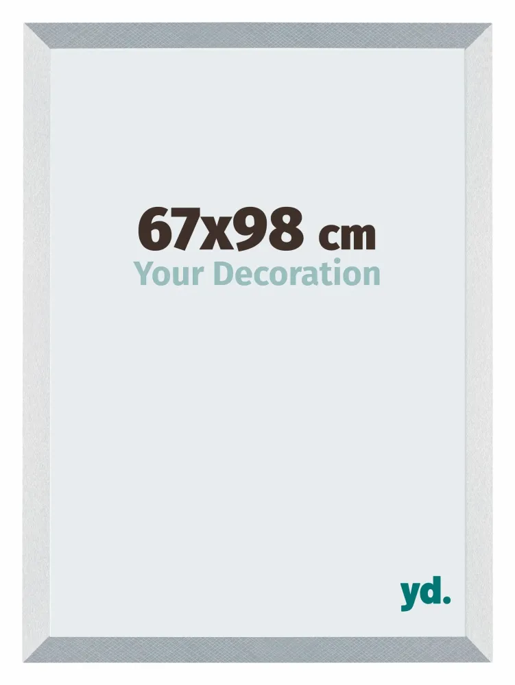 Bilderrahmen 67x98 cm - Aluminium - Gebürstet - MDF - Mura