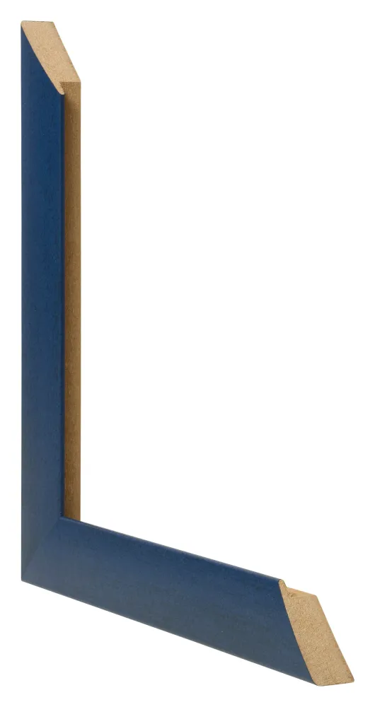 Bilderrahmen 67x98 cm - Dunkelblau Gewischt - MDF - Pisa