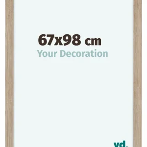 Bilderrahmen 67x98 cm - Eiche Hell - MDF - Como