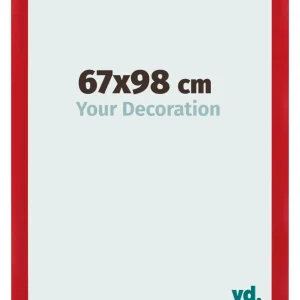 Bilderrahmen 67x98 cm - Rot - MDF - Pisa