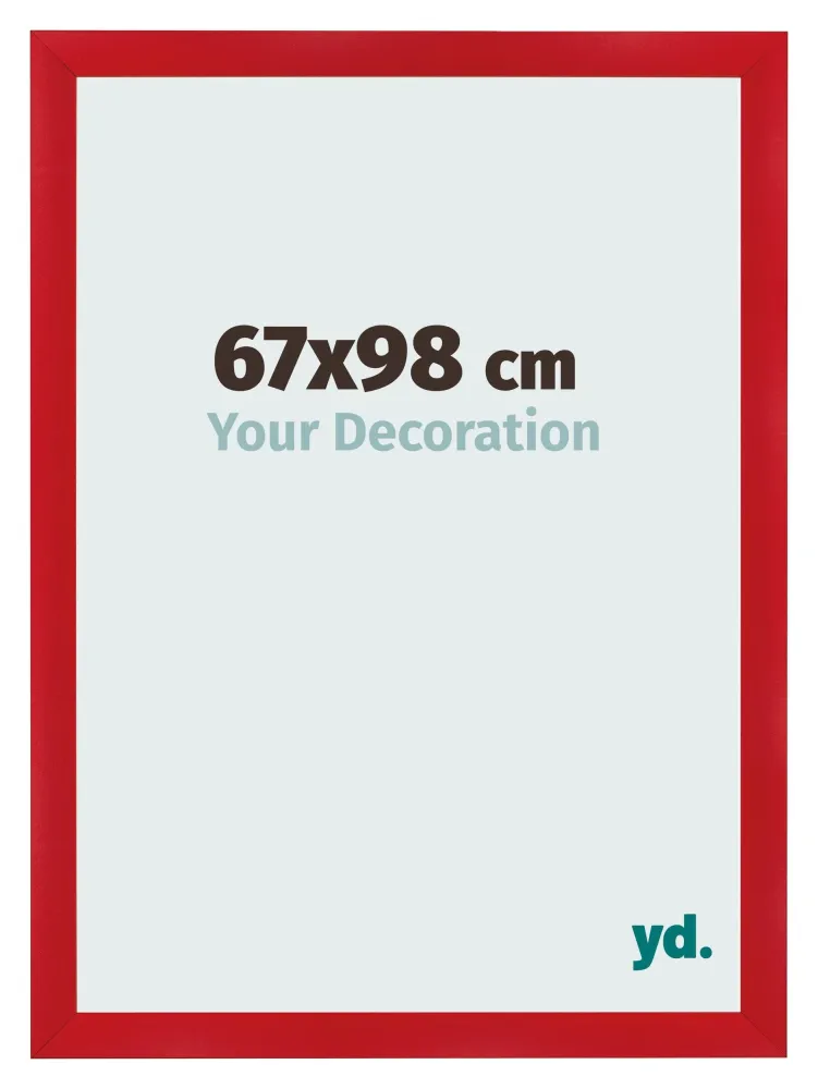 Bilderrahmen 67x98 cm - Rot - MDF - Pisa
