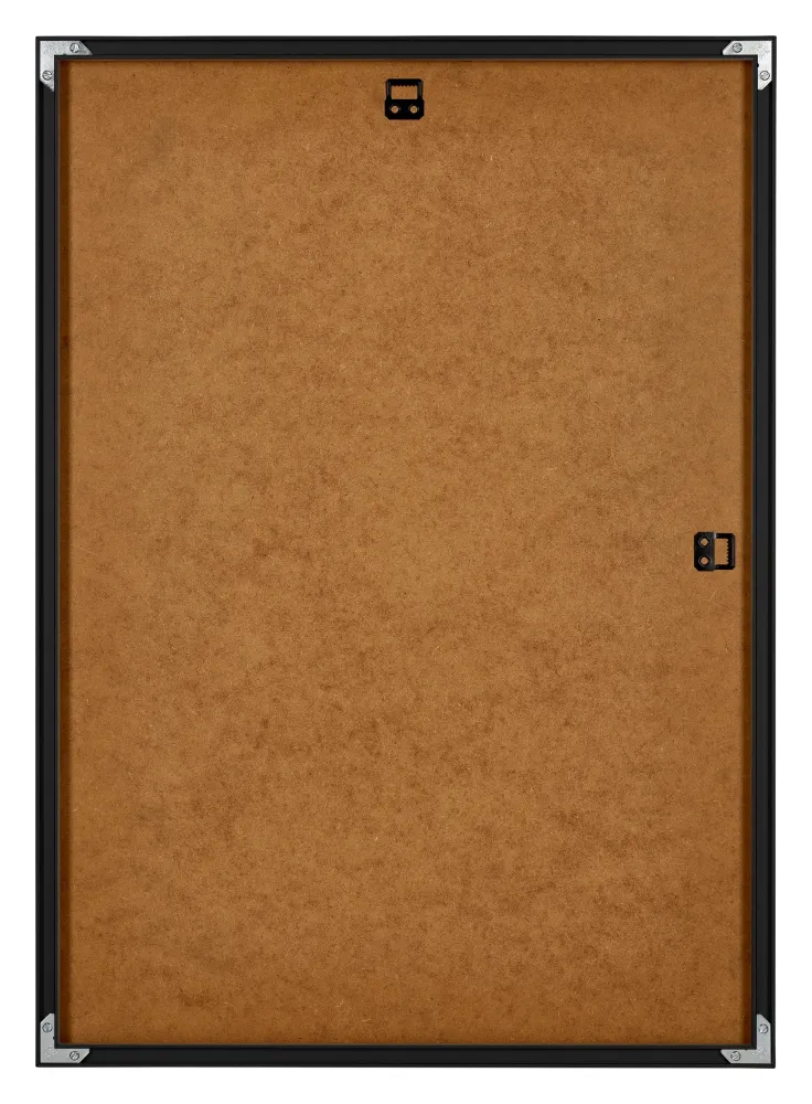 Bilderrahmen 67x98 cm - Schwarz Hochglanz - Aluminium - Miami