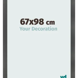 Bilderrahmen 67x98 cm - Schwarz Matt - MDF - Pisa