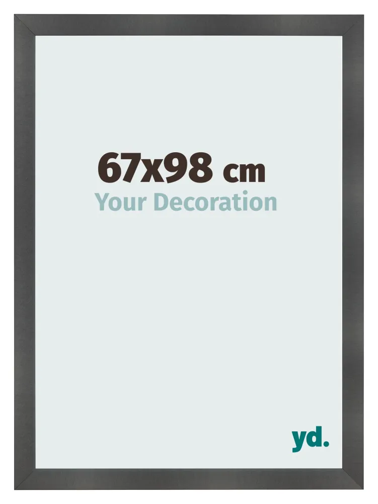 Bilderrahmen 67x98 cm - Schwarz Matt - MDF - Pisa