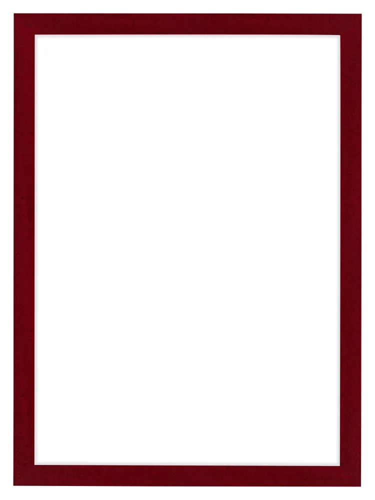 Bilderrahmen 67x98 cm - Weinrot Gewischt - MDF - Como