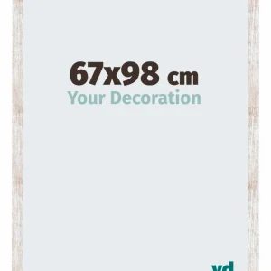 Bilderrahmen 67x98 cm - White Wash - MDF - Catania