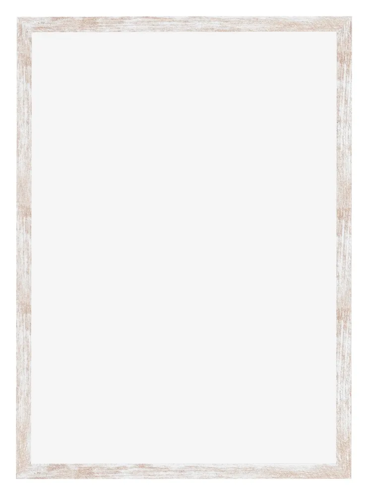 Bilderrahmen 67x98 cm - White Wash - MDF - Catania