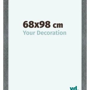 Bilderrahmen 68x98 cm - Eisen Gewischt - MDF - Como