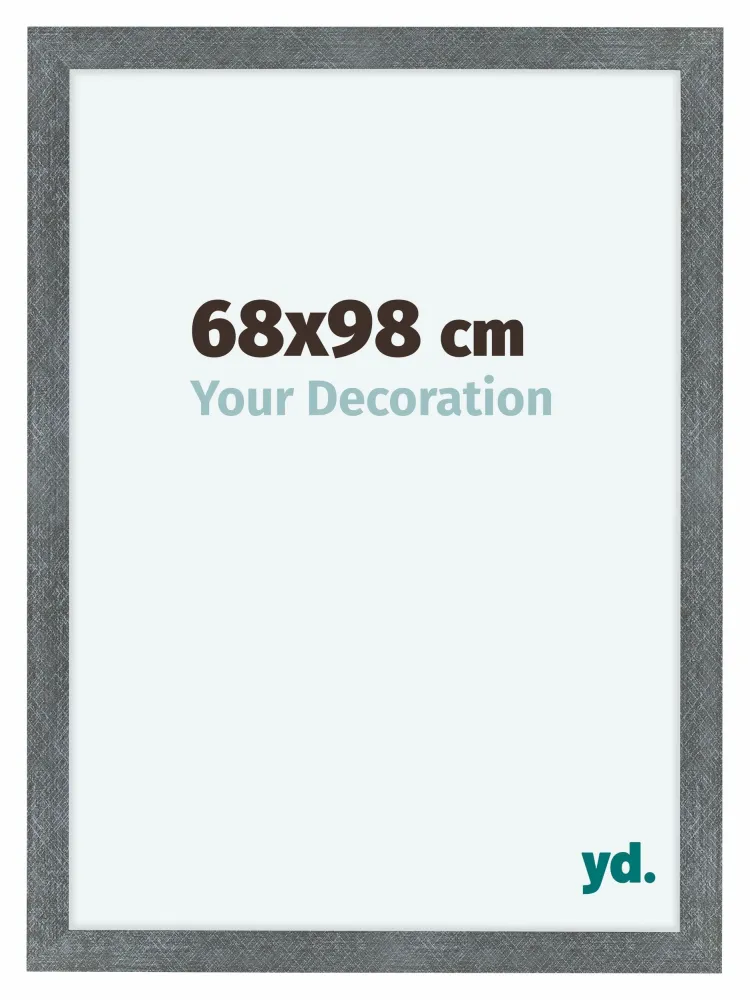 Bilderrahmen 68x98 cm - Eisen Gewischt - MDF - Como