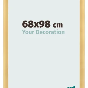 Bilderrahmen 68x98 cm - Gold Matt - MDF - Pisa