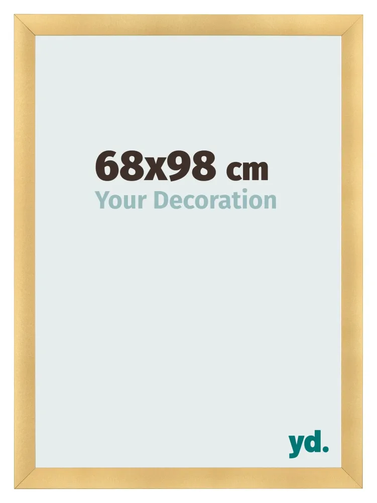 Bilderrahmen 68x98 cm - Gold Matt - MDF - Pisa