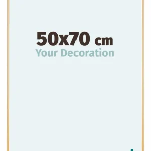 Bilderrahmen 68x98 cm - Gold Vintage - Aluminium - Kent