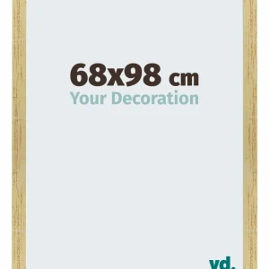 Bilderrahmen 68x98 cm - Goldglanz - MDF - Mura
