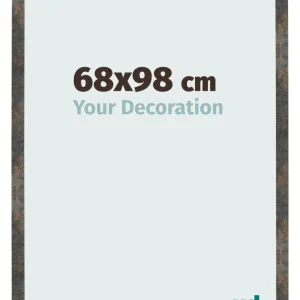 Bilderrahmen 68x98 cm - Oxidiertes Metall - MDF - Bologna