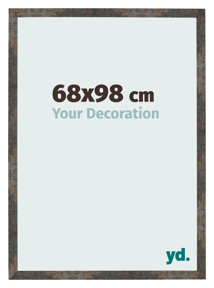 Bilderrahmen 68x98 cm - Oxidiertes Metall - MDF - Bologna