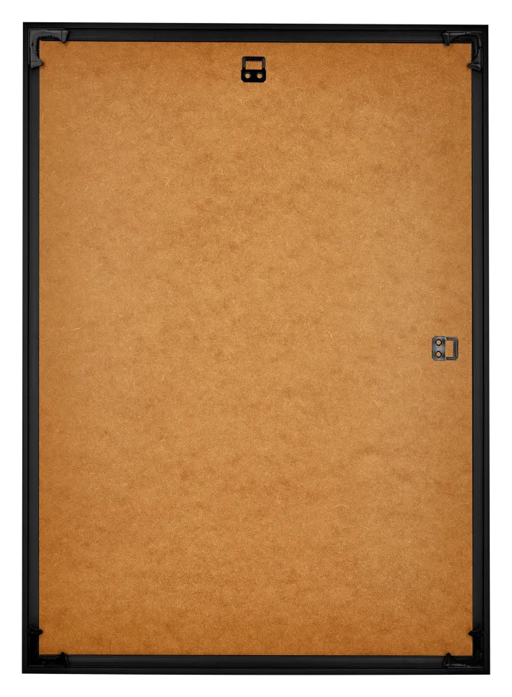 Bilderrahmen 68x98 cm - Schwarz Hochglanz - Kunststoff - Bordeaux