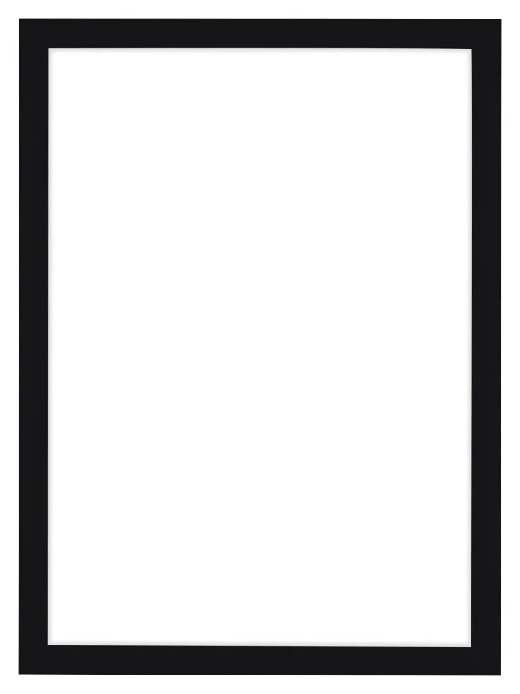 Bilderrahmen 68x98 cm - Schwarz Hochglanz - MDF - Como