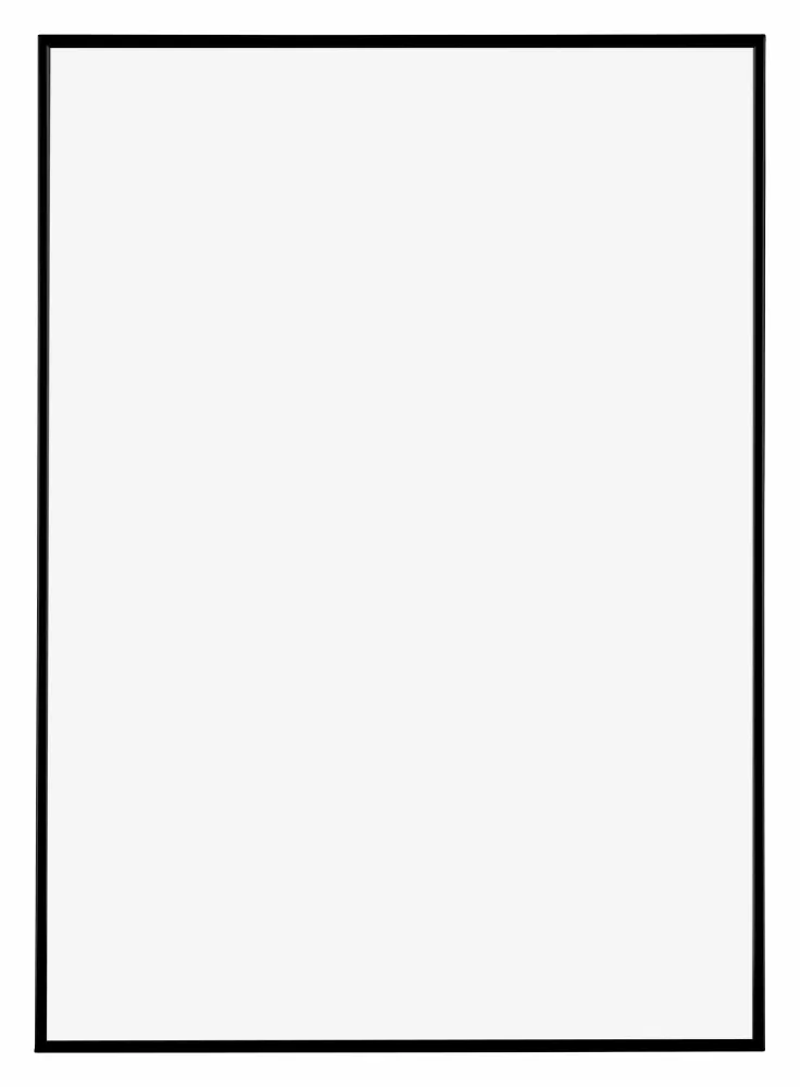 Bilderrahmen 68x98 cm - Schwarz Matt - Kunststoff - Evry