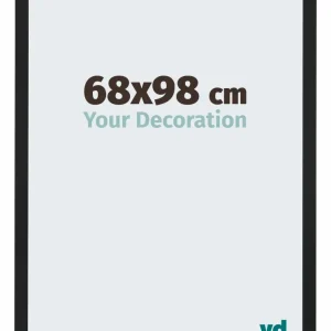 Bilderrahmen 68x98 cm - Schwarz Matt - MDF - Catania