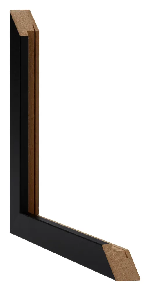 Bilderrahmen 68x98 cm - Schwarz Matt - MDF - Catania