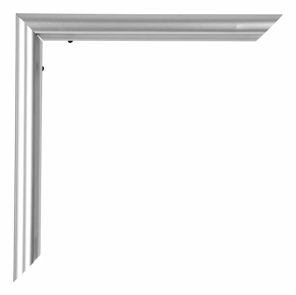 Bilderrahmen 68x98 cm - Silber - Kunststoff - Bordeaux
