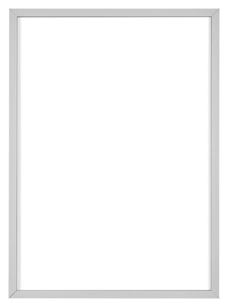 Bilderrahmen 68x98cm Weiß Aluminium Virginia
