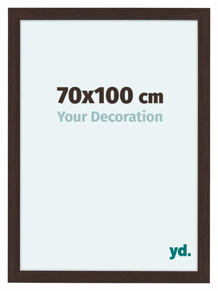 Bilderrahmen 70x100 cm - Eiche Dunkel - MDF - Como