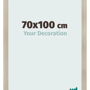 Bilderrahmen 70x100 cm - Eiche Hell - MDF - Pisa