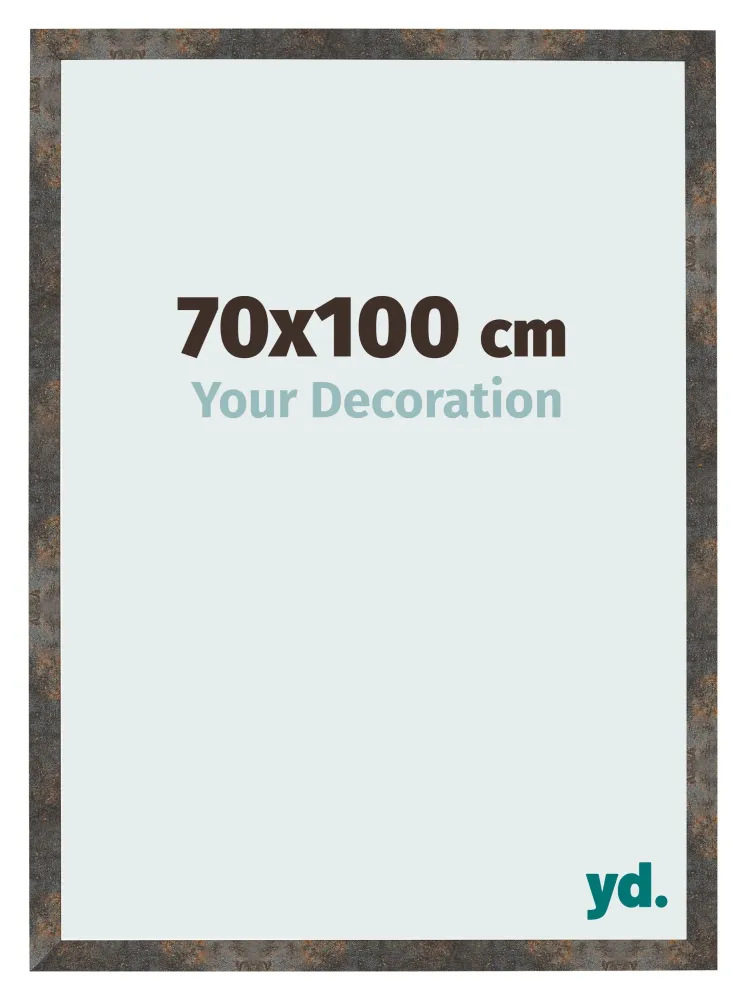 Bilderrahmen 70x100 cm - Oxidiertes Metall - MDF - Bologna