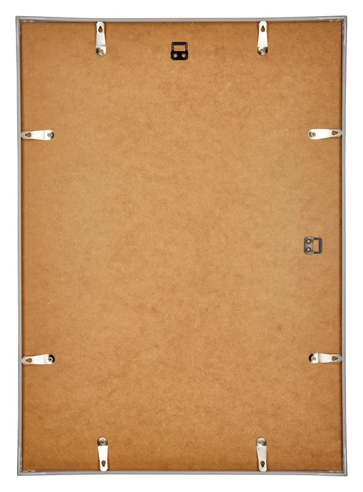 Bilderrahmen 70x100 cm - Silber Hochglanz - Kunststoff - Annecy