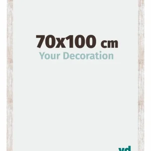 Bilderrahmen 70x100 cm - White Wash - MDF - Catania