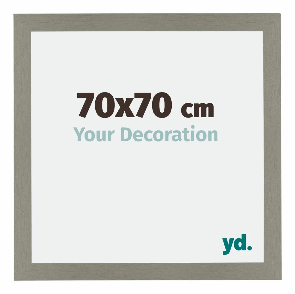 Bilderrahmen 70x70 cm - Grau - MDF - Mura