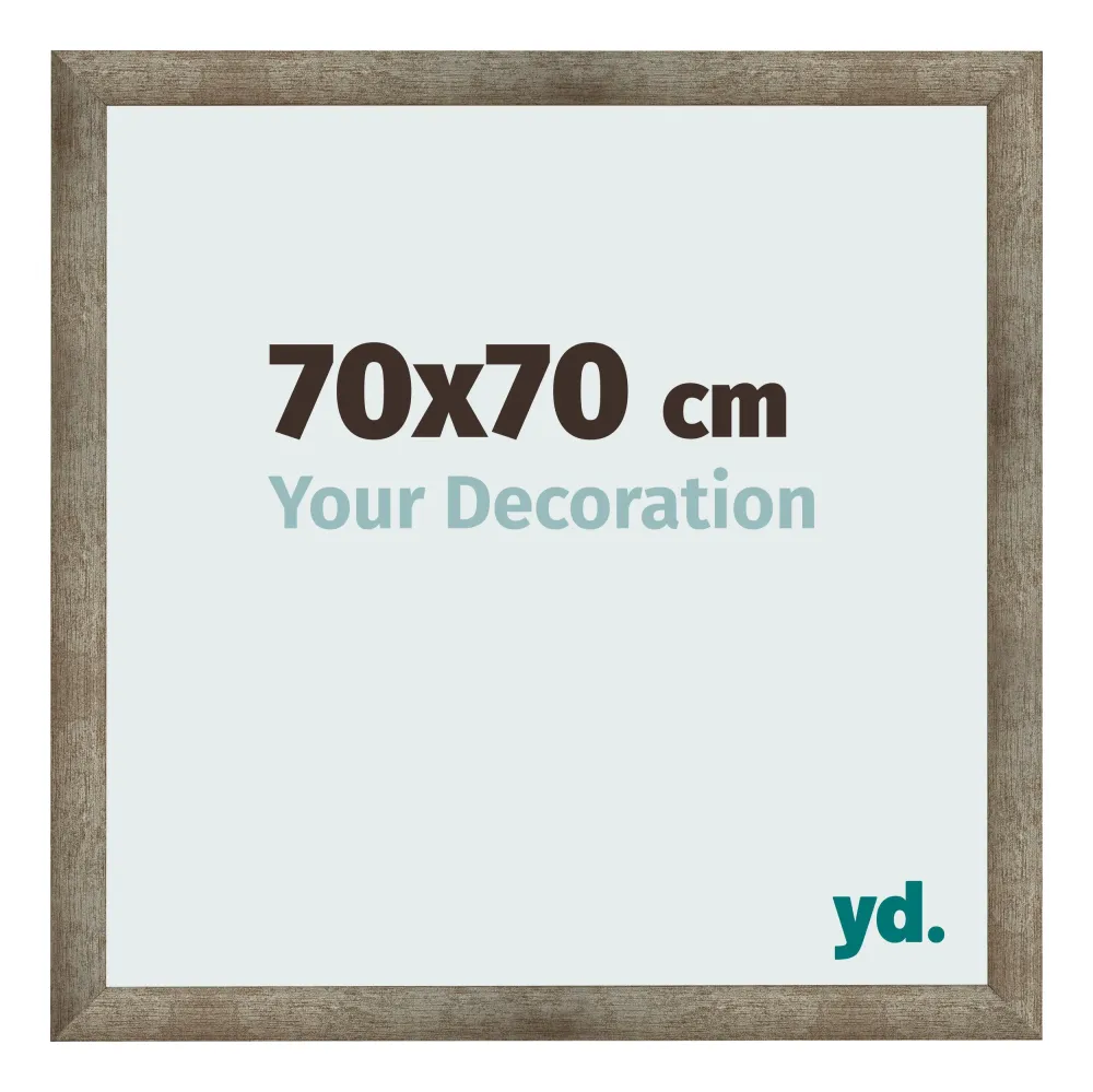 Bilderrahmen 70x70 cm - Metall Vintage - MDF - Bologna