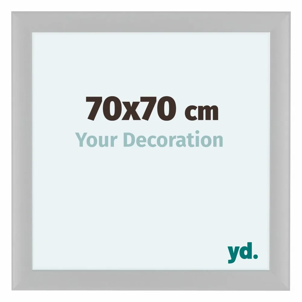 Bilderrahmen 70x70 cm - Weiß Matt - MDF - Como