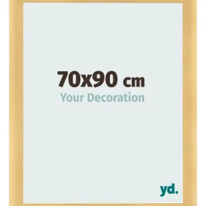 Bilderrahmen 70x90 cm - Gold Matt - MDF - Pisa