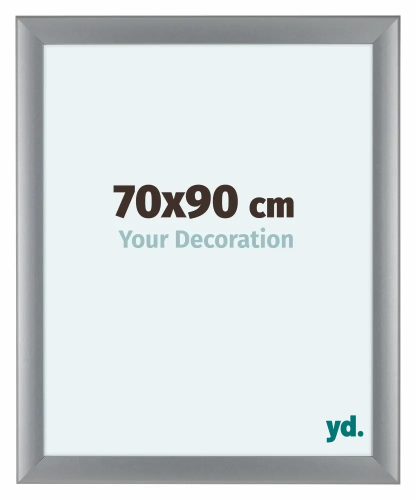 Bilderrahmen 70x90 cm - Silber Matt - MDF - Como