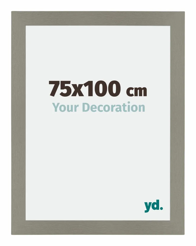 Bilderrahmen 75x100 cm - Grau - MDF - Mura
